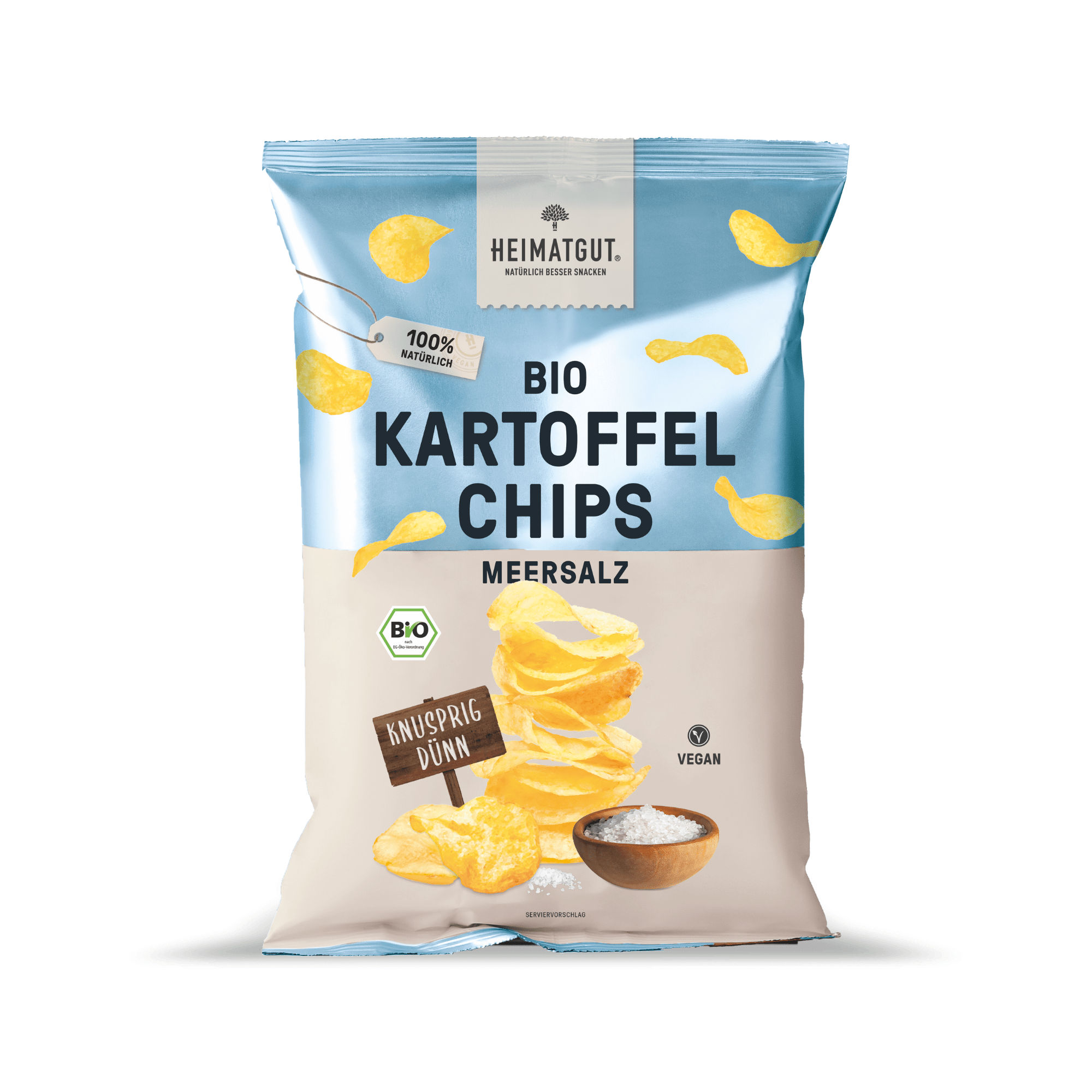 Bio Kartoffelchips Meersalz