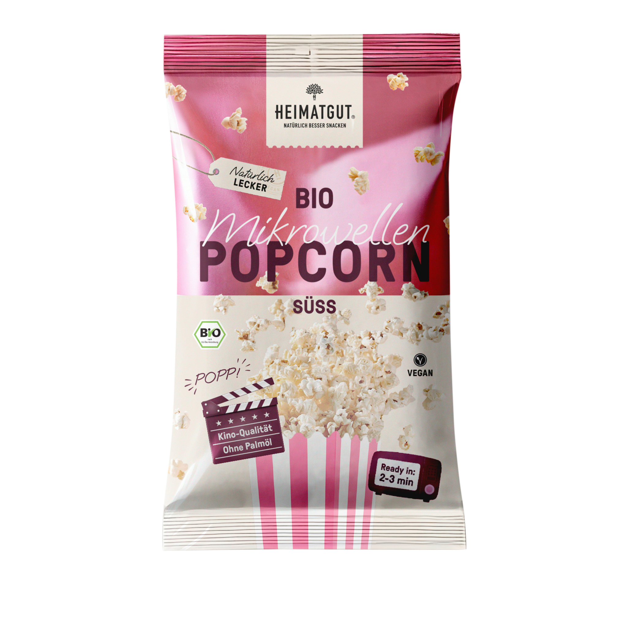 Bio Mikrowellen Popcorn Süß