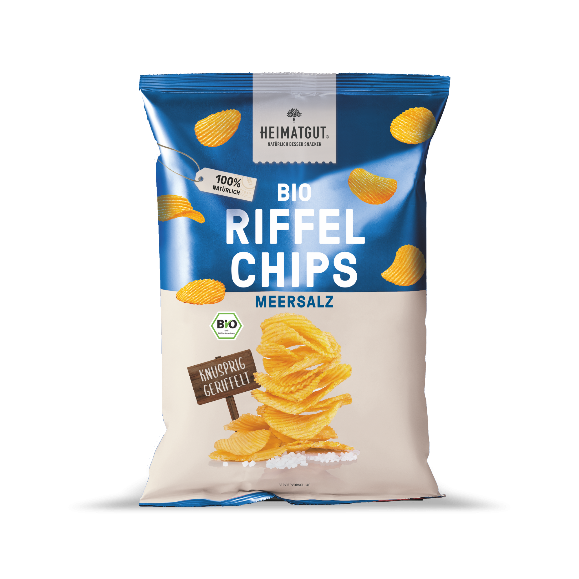 Bio Riffel Chips Meersalz