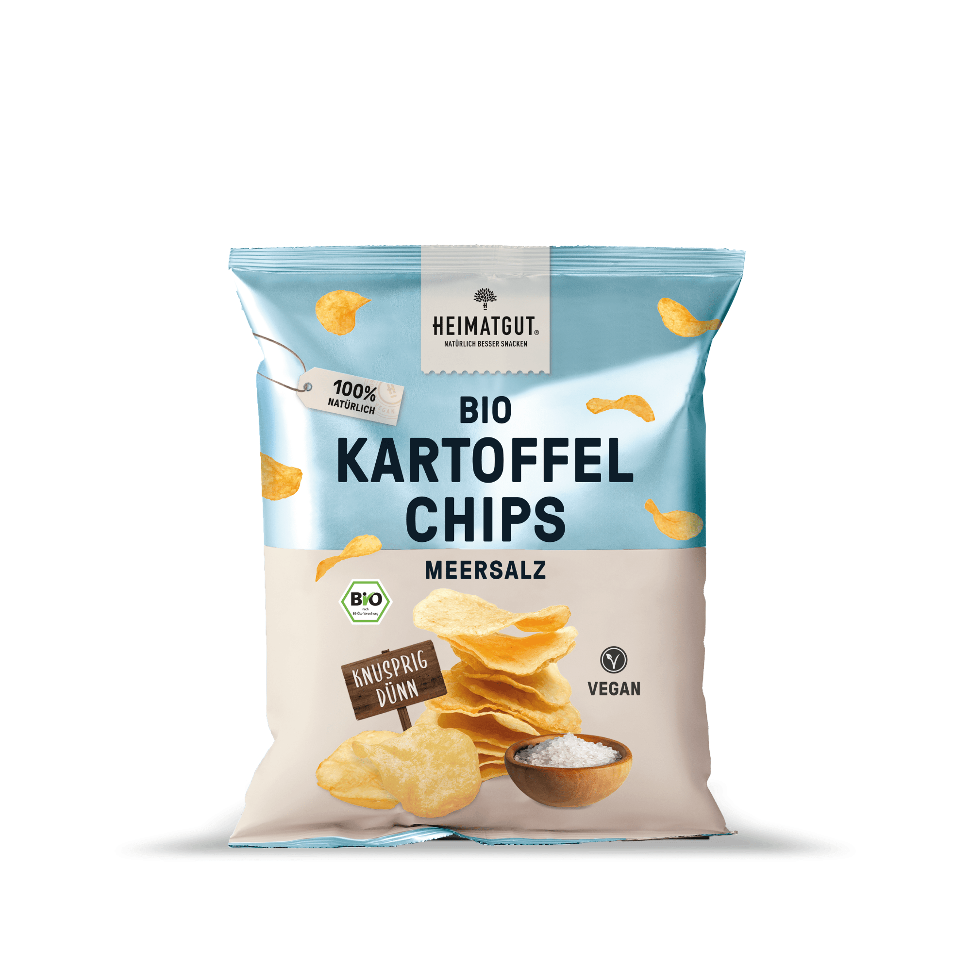Bio Kartoffelchips Meersalz mini