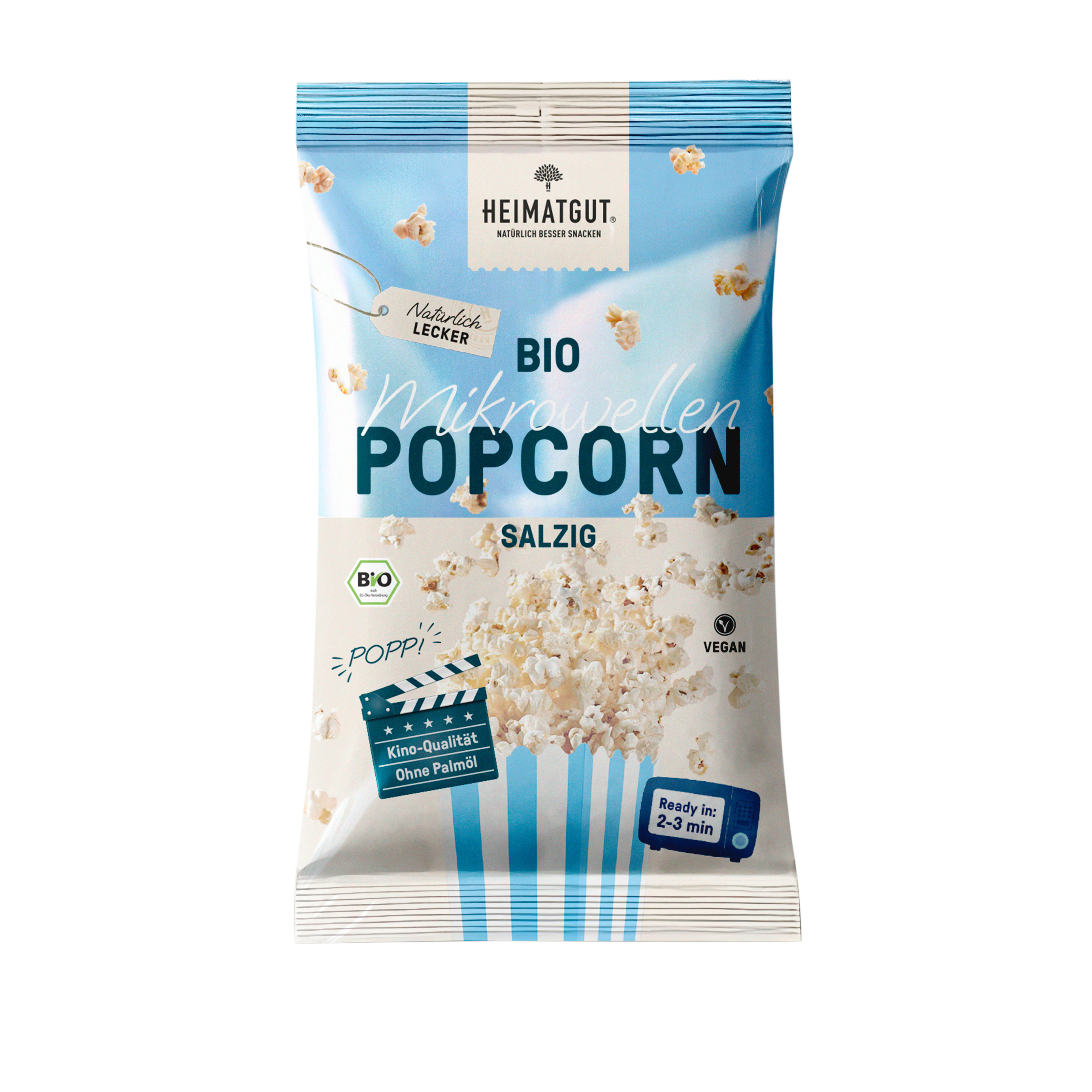 Bio Mikrowellen Popcorn Salzig