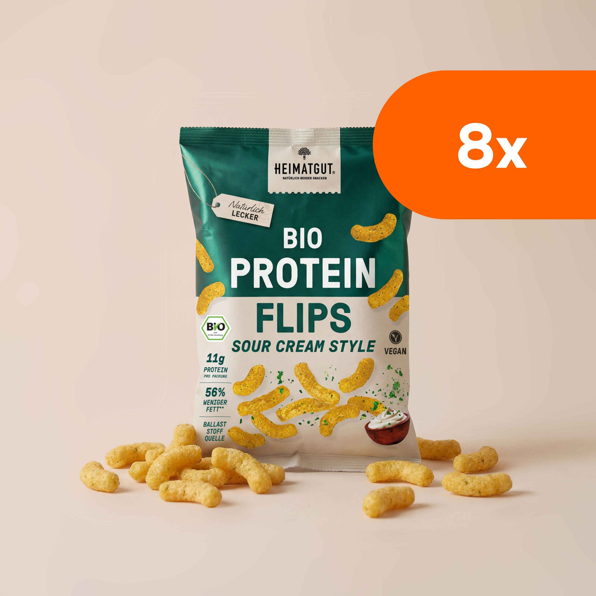 Bio Protein Flips Sour Cream Style
