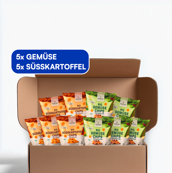 Gemüse-& Süßkartoffelchips Box