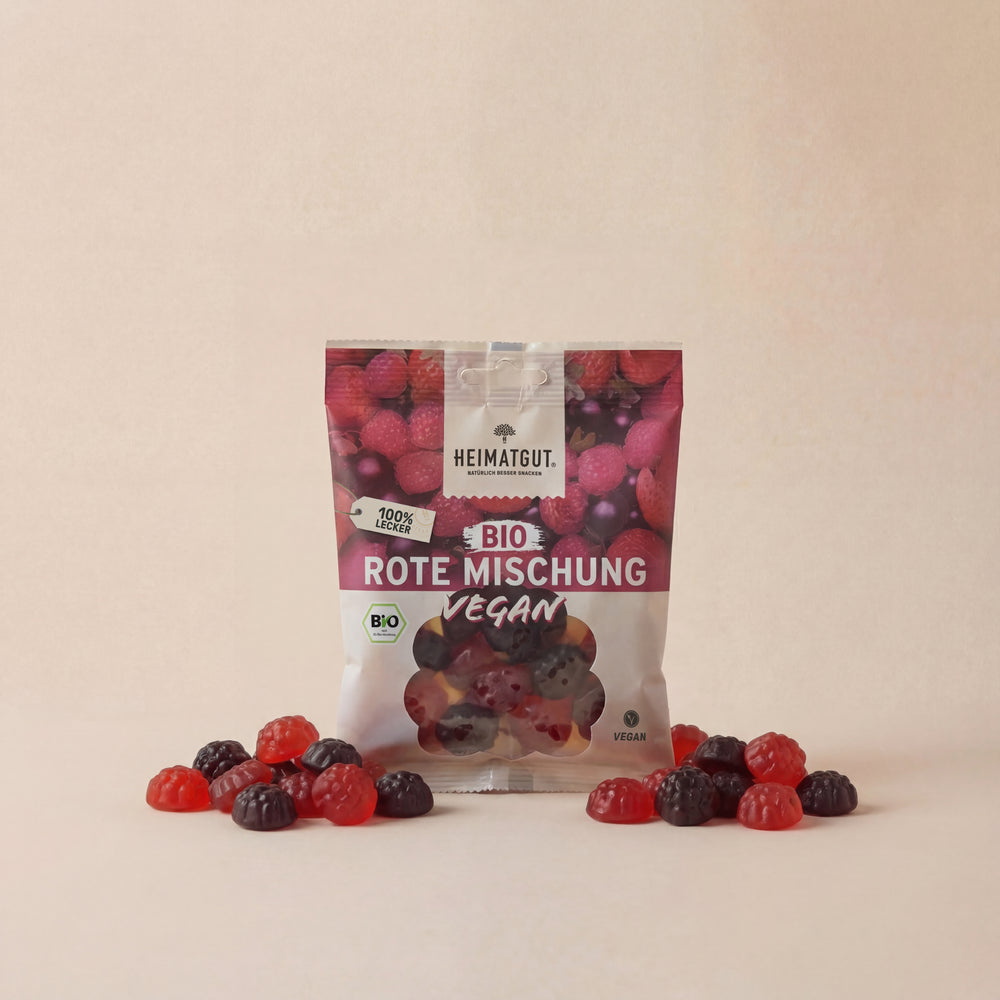 Organic Fruit Gums Red Mix