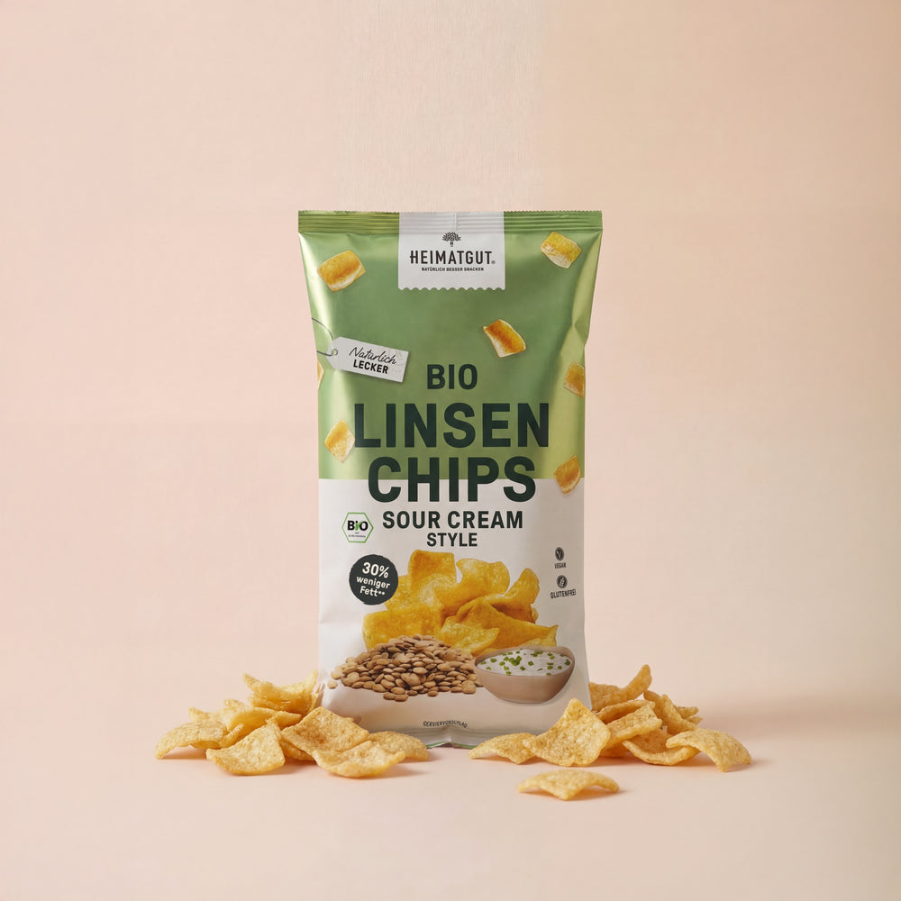 Organic Lentil Chips Sour Cream Style