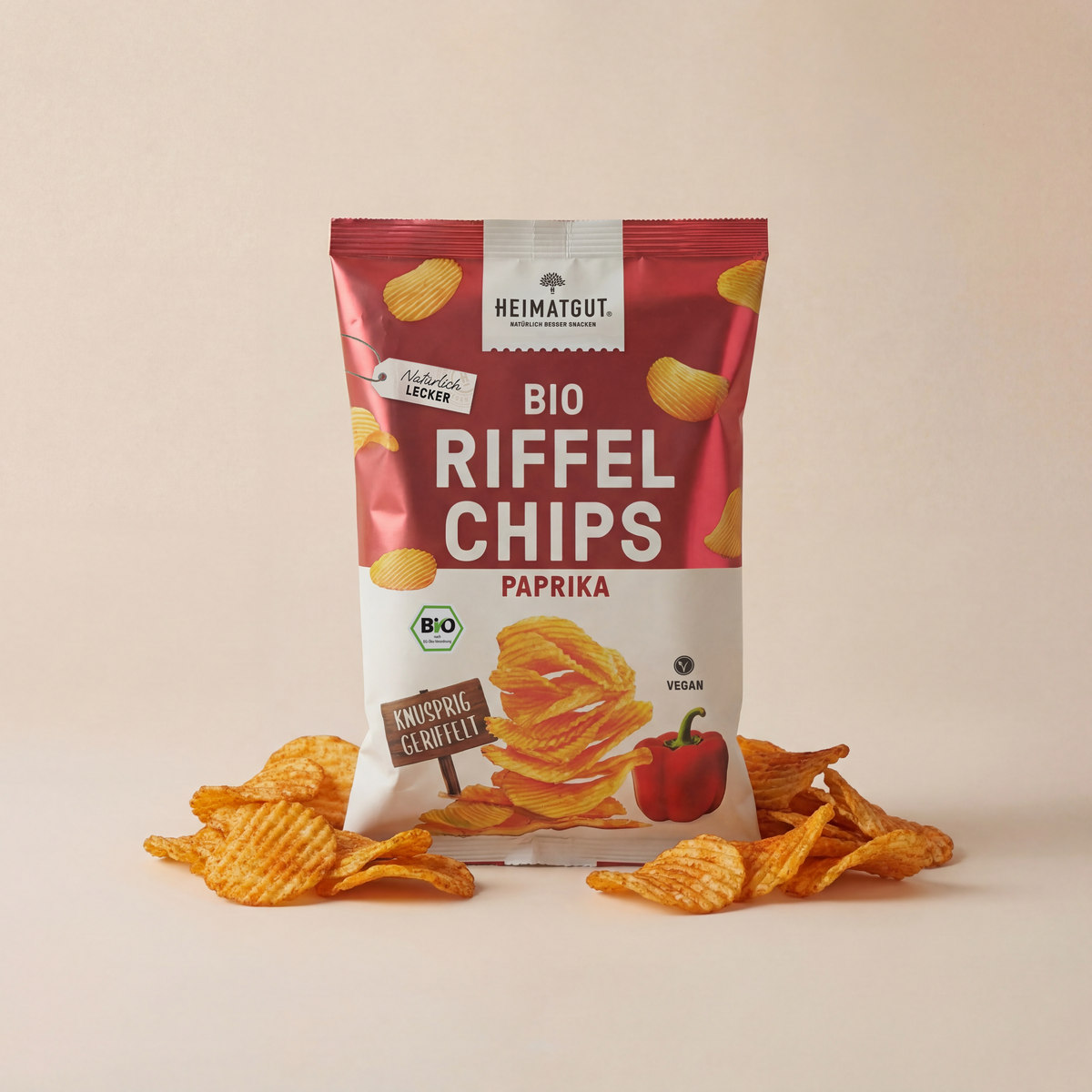 Bio Riffelchips Paprika