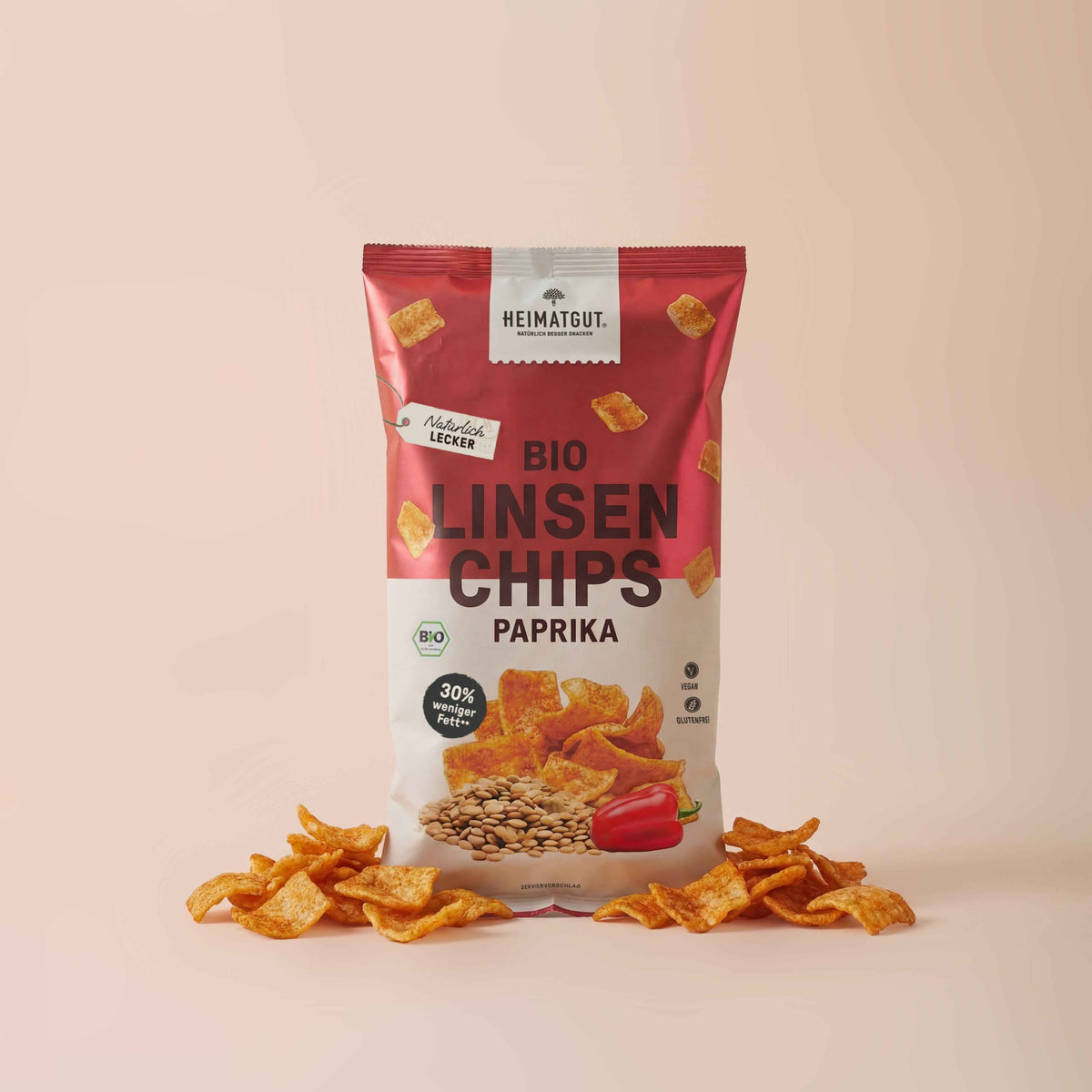 Bio Linsen Chips Paprika