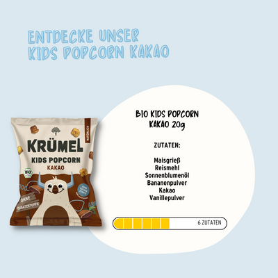 Bio Kids Popcorn Kakao - MHD: 13.05.24