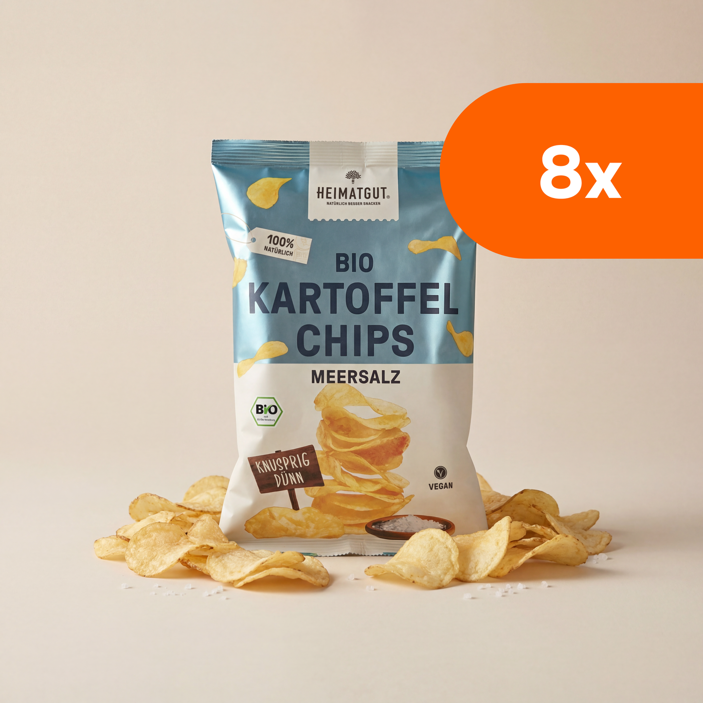 Bio Kartoffelchips Meersalz