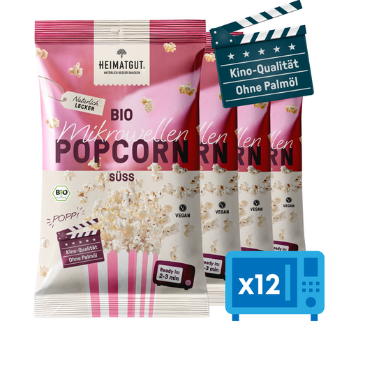 Bio Mikrowellen Popcorn Süß