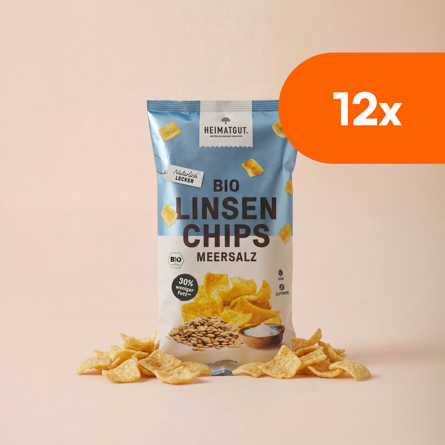 Bio Linsen Chips Meersalz
