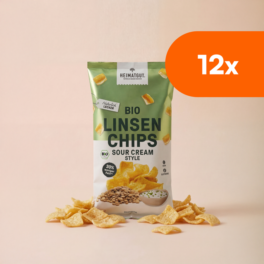 Bio Linsen Chips Sour Cream Style