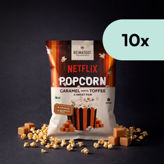 Bio Netflix Popcorn Caramel meets Toffee