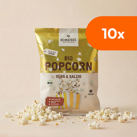 Bio Popcorn Süß und Salzig