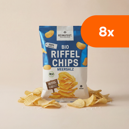 Bio Riffel Chips Meersalz