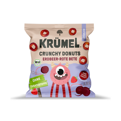 Bio Crunchy Donuts Erdbeer-Rote Beete