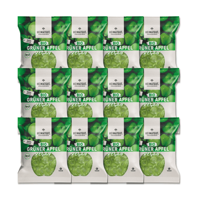 Bio Fruchtgummi Grüner Apfel