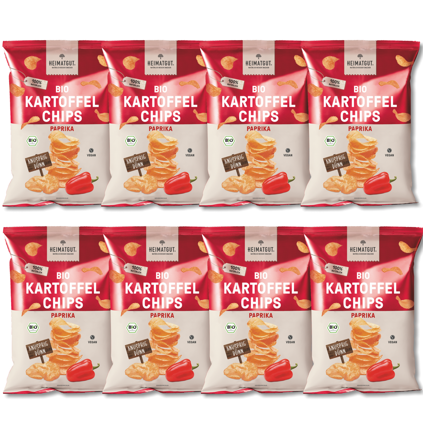 Bio Kartoffelchips Paprika