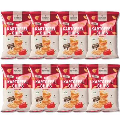 Bio Kartoffelchips Paprika