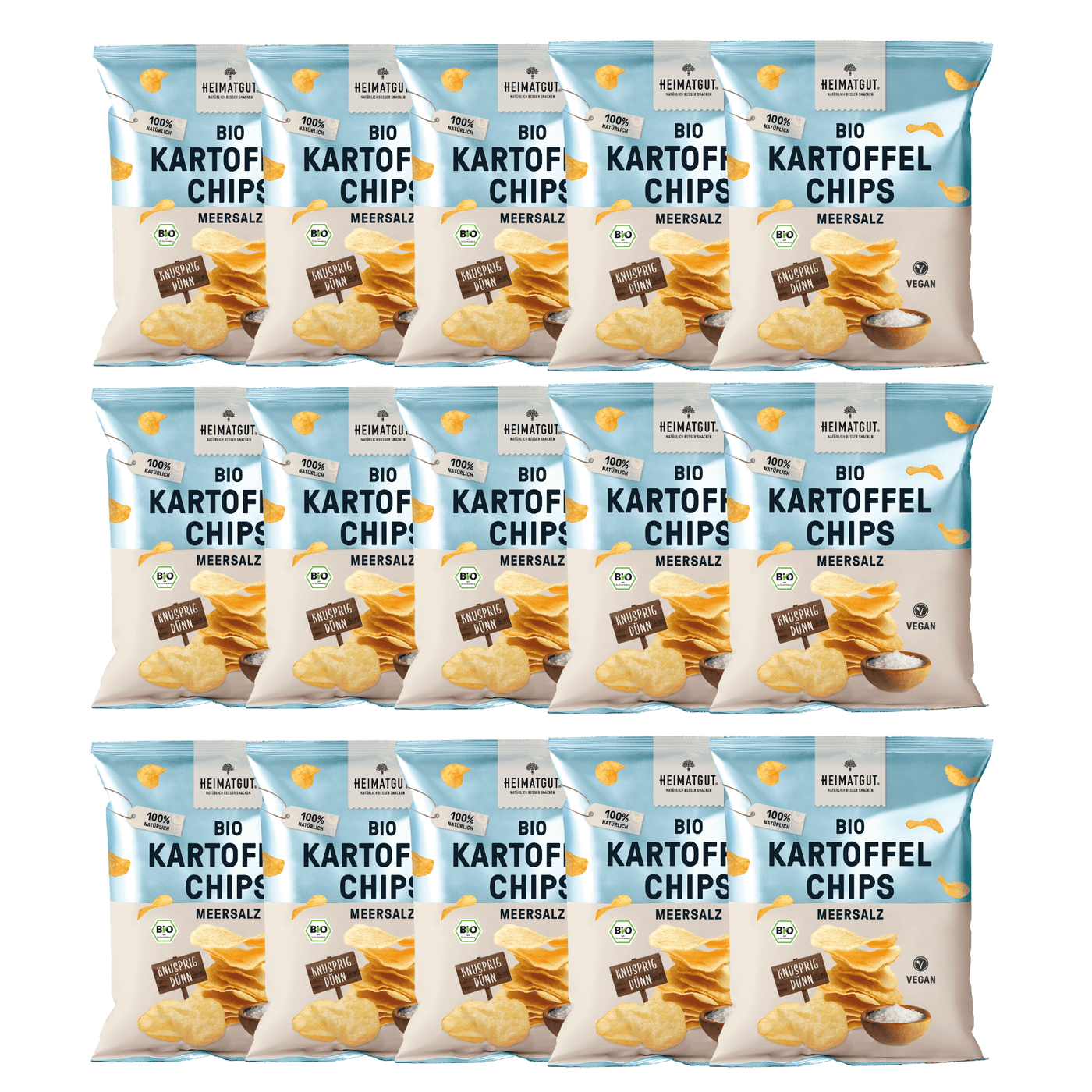 Kartoffelchips Meersalz Mini (40g)