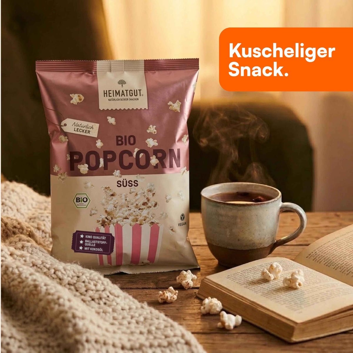 Bio Popcorn Süß