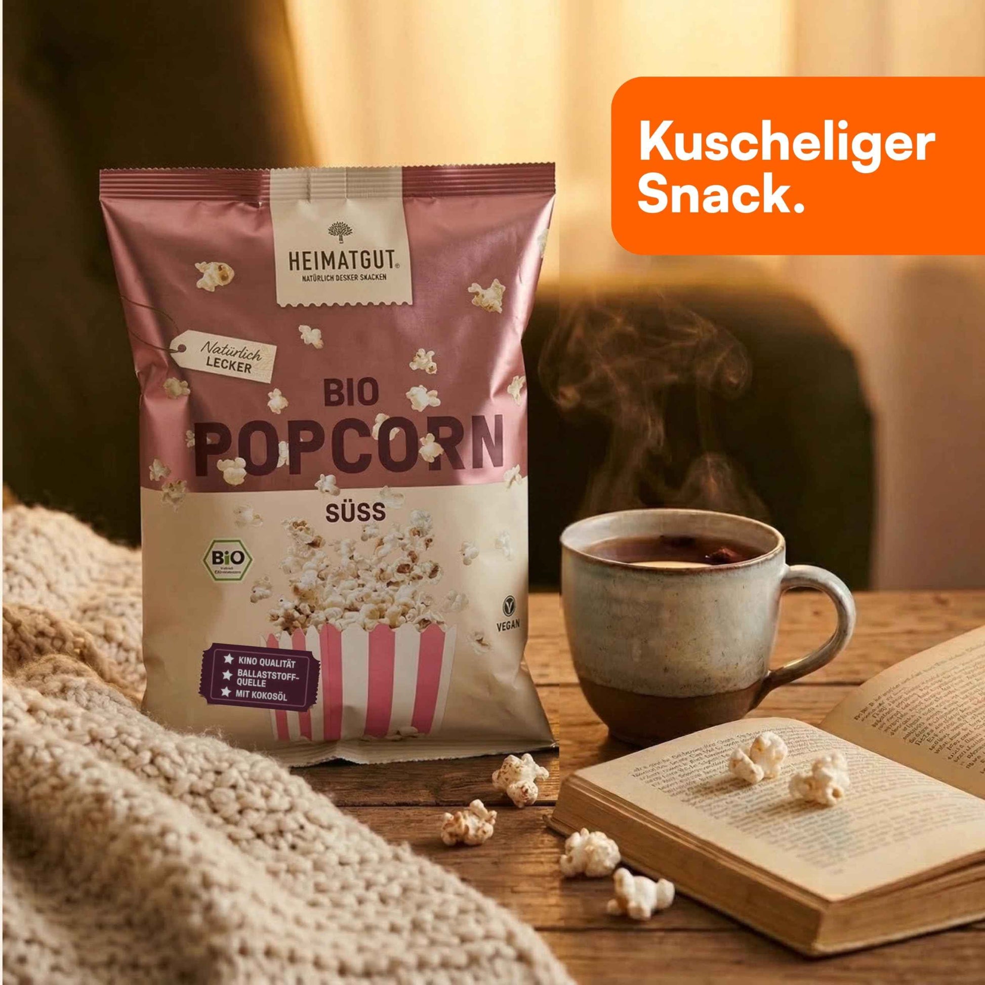 Bio Popcorn Süß