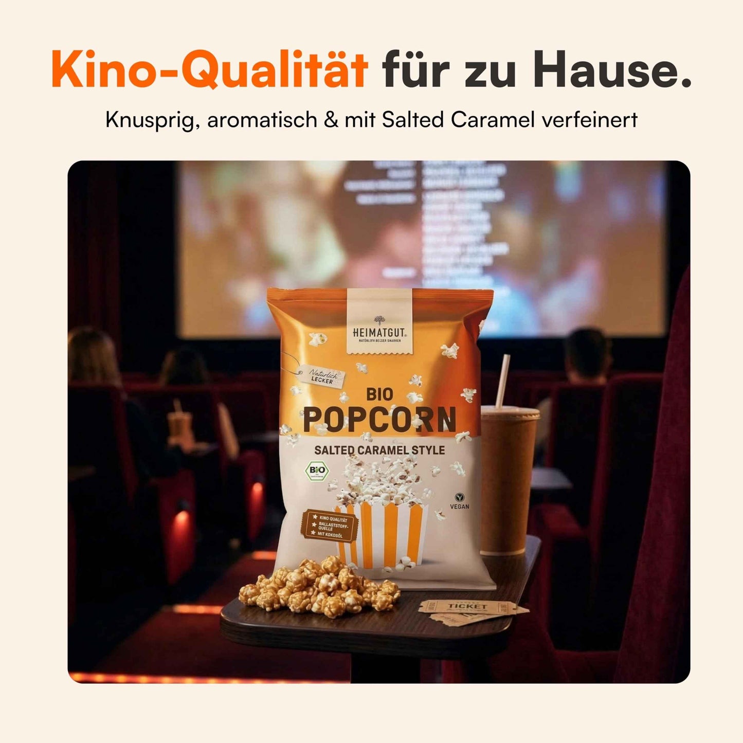 Bio Popcorn Salted Caramel Style