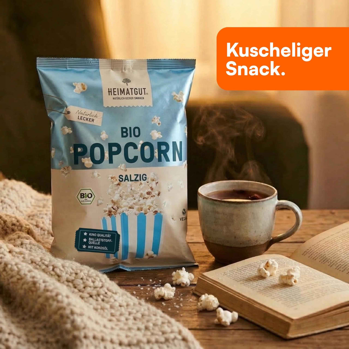 Bio Popcorn Salzig