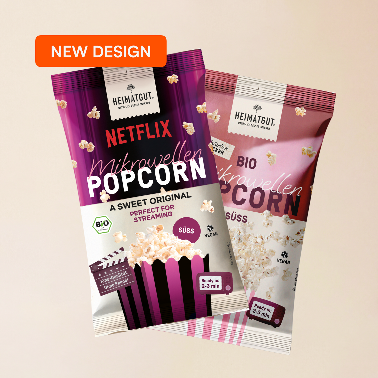 Bio Mikrowellen Popcorn Süß