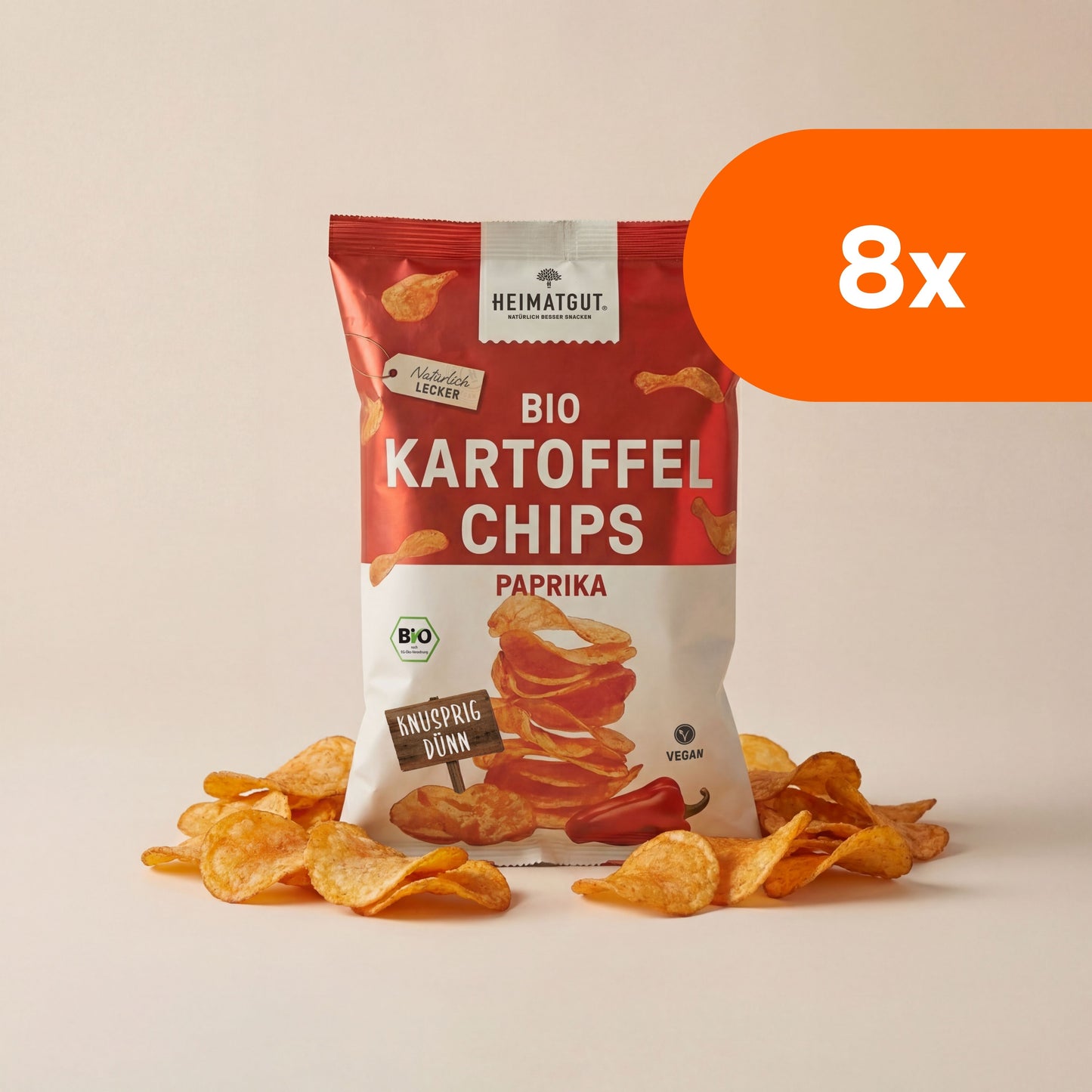 Bio Riffel Chips Paprika
