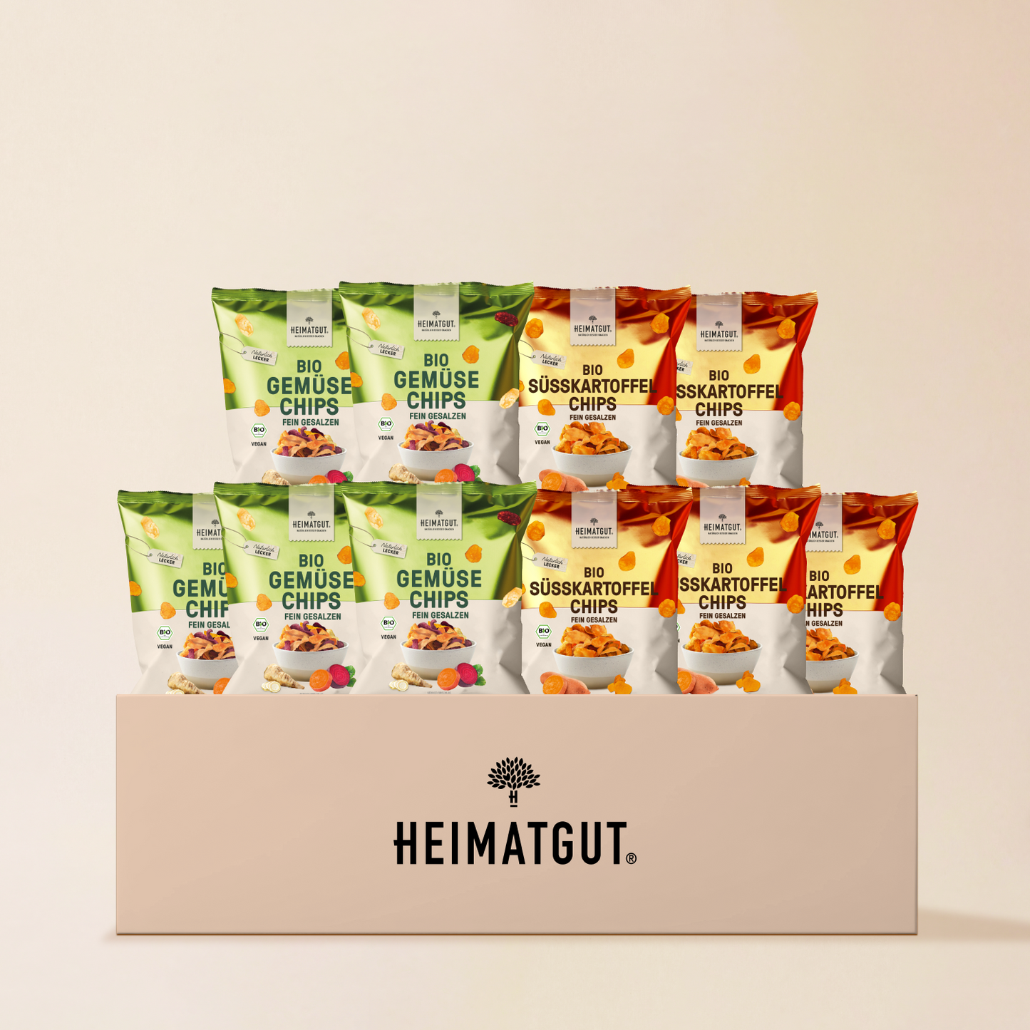 Gemüse-& Süßkartoffelchips Box