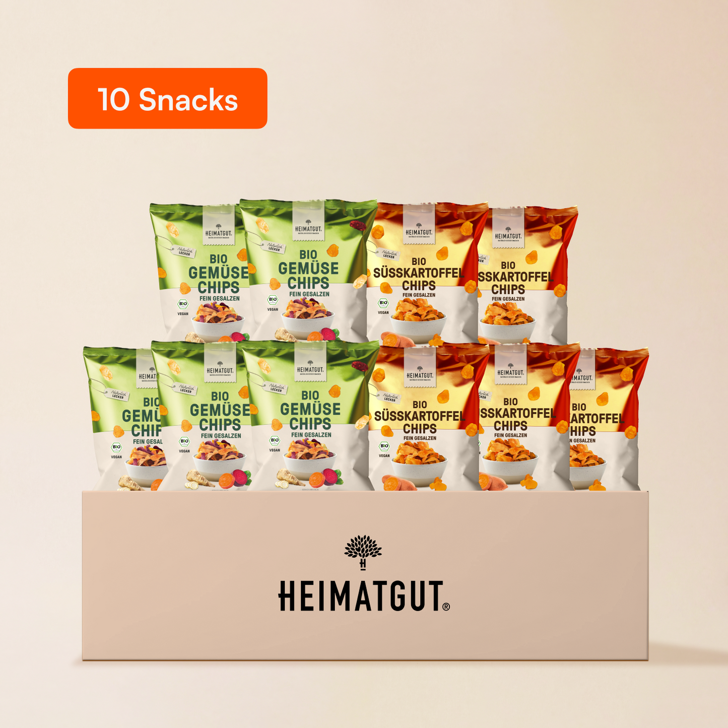 Gemüse-& Süßkartoffelchips Box