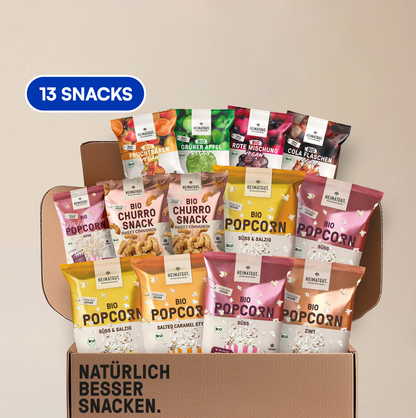 Probierbox Süß - Heimatgut® 100% Natürliche Snacks – Bio, Vegan, Frei von Zusatzstoffen