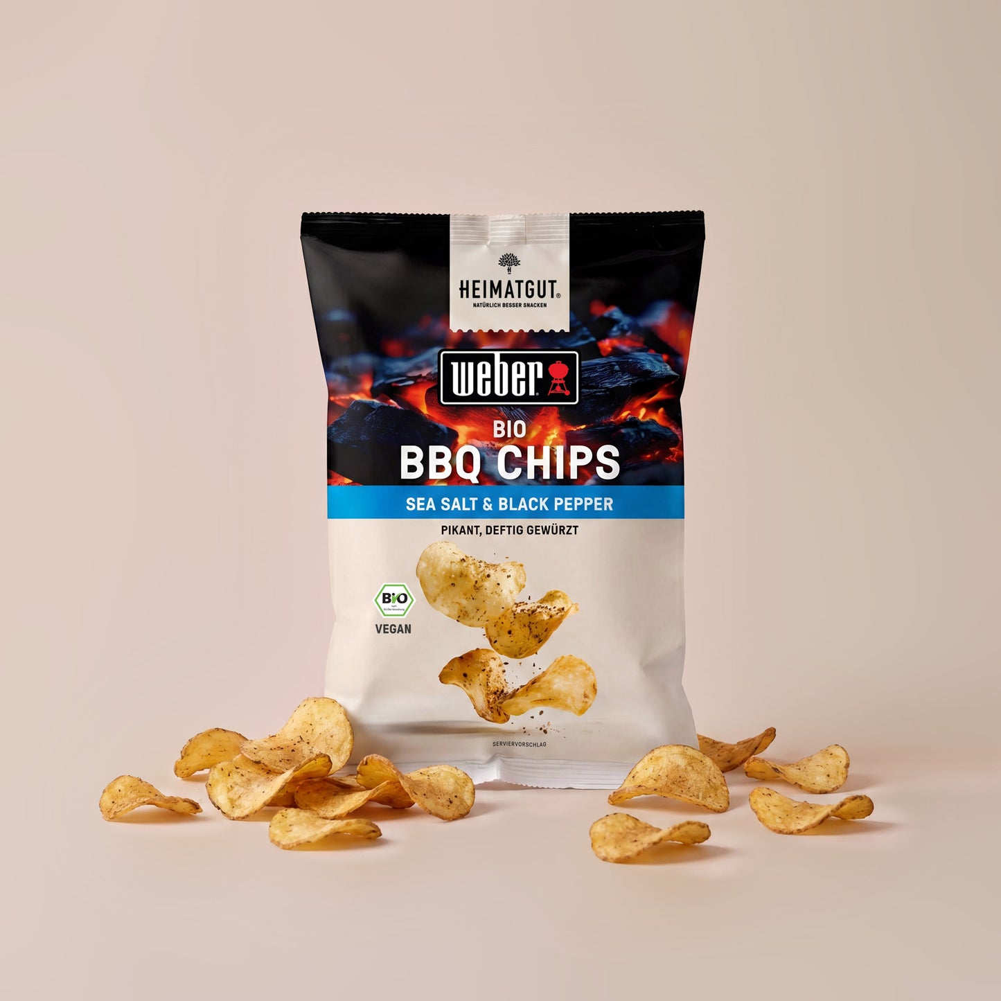 WEBER BIO Kartoffel Chips Salt & Pepper