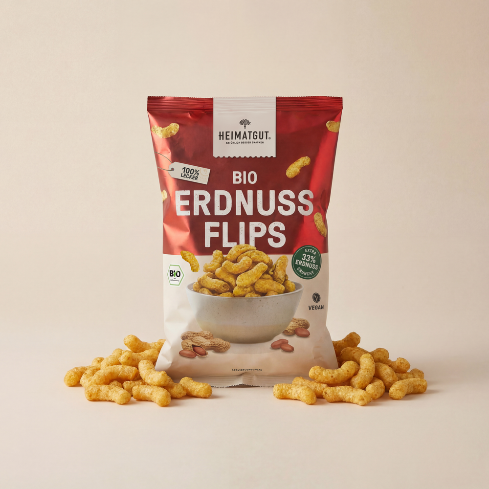 Bio Erdnussflips