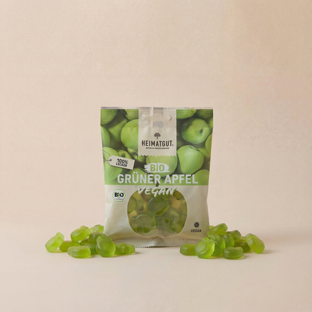 Bio Fruchtgummi Grüner Apfel