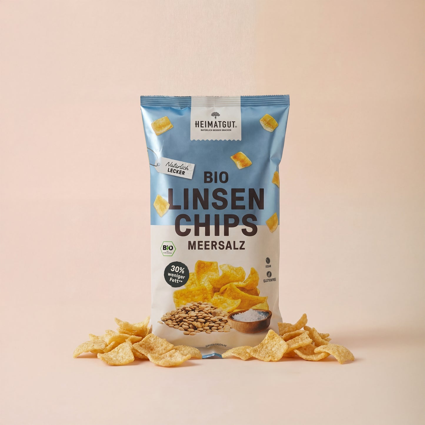 Bio Linsen Chips Meersalz