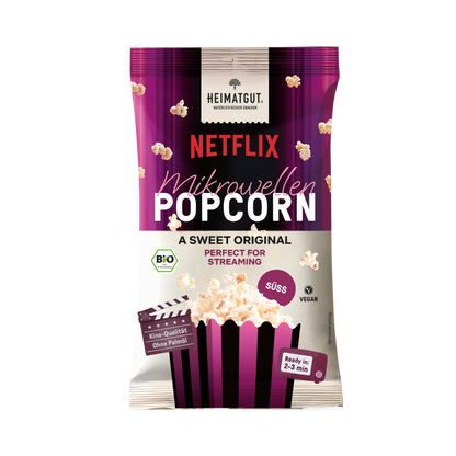 Bio Mikrowellen Popcorn Süß
