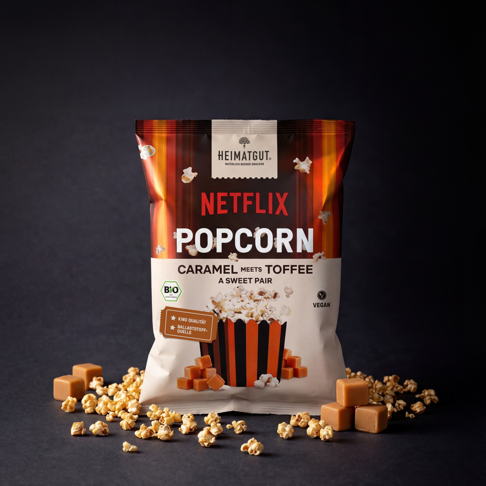 BIO Netflix Popcorn Caramel meets Toffee