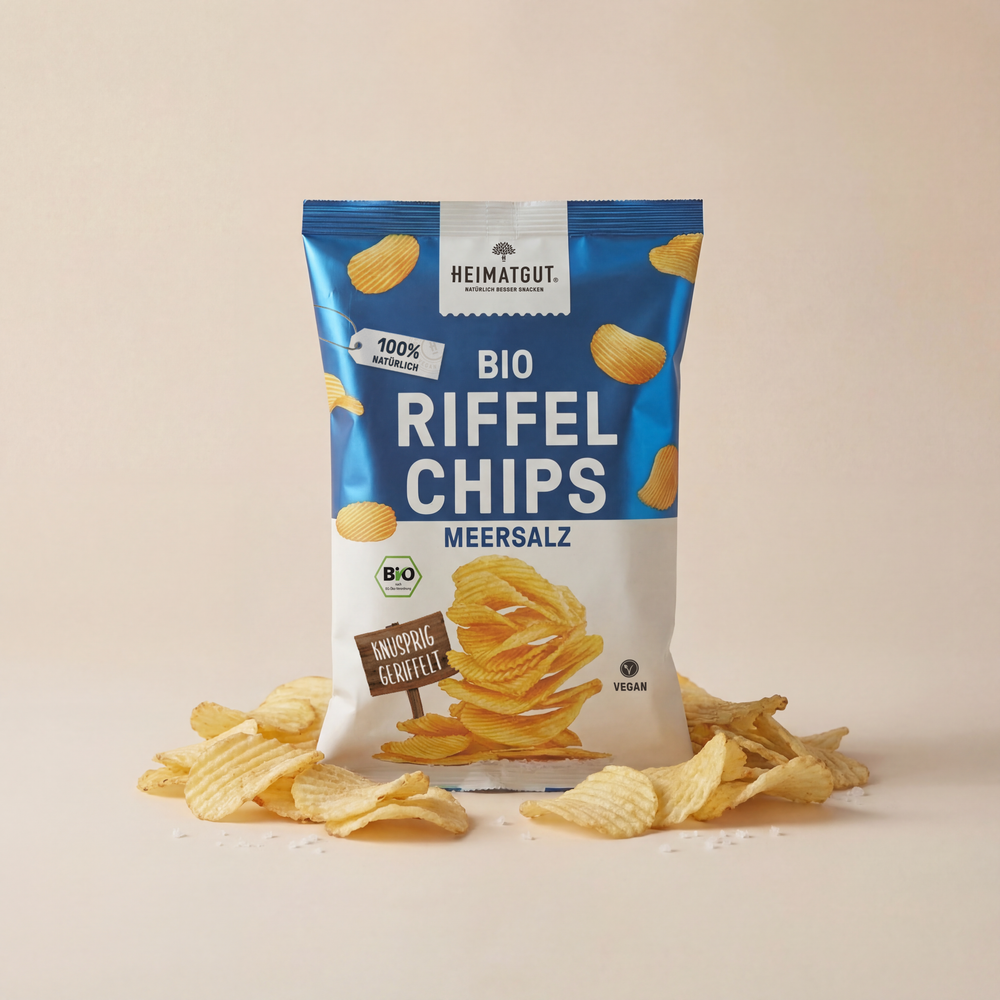 Bio Riffel Chips Meersalz
