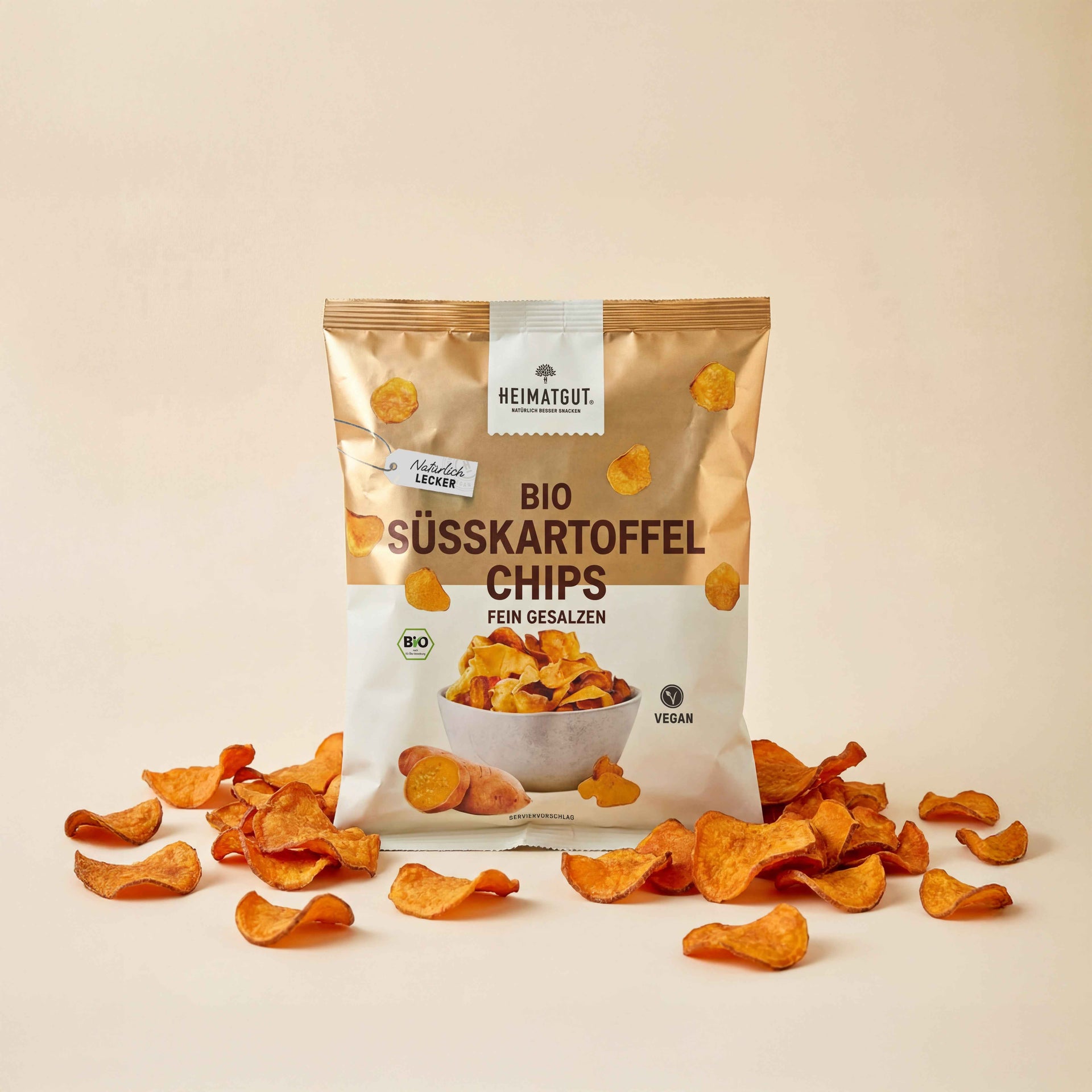 Bio Süßkartoffel Chips – nur 3 Zutaten