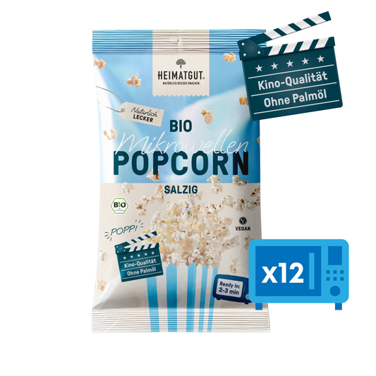 Bio Mikrowellen Popcorn Salzig