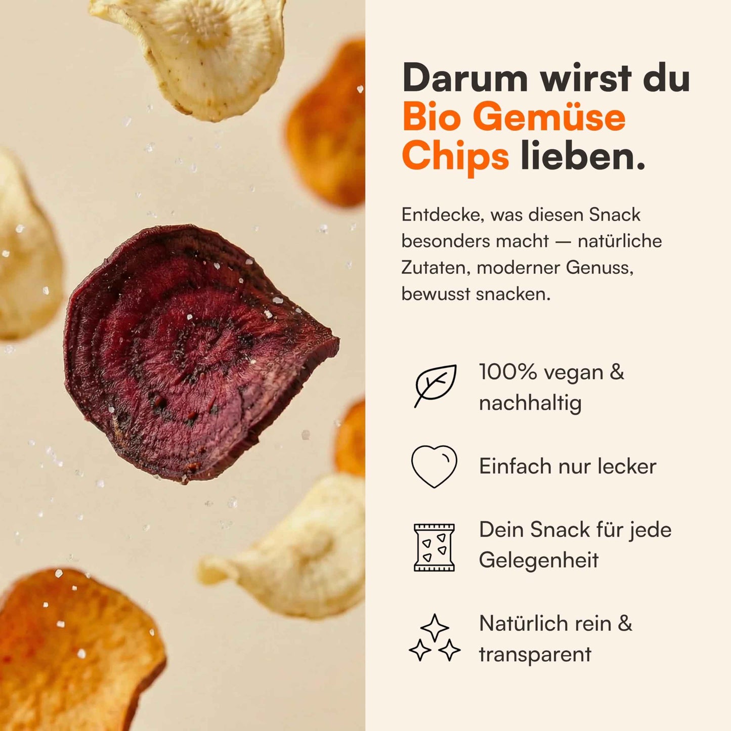 Bio Gemüse Chips