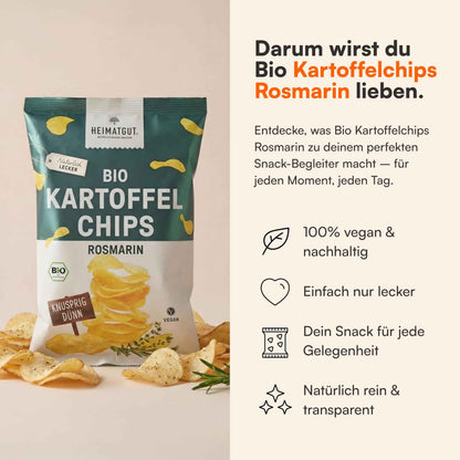 Bio Kartoffelchips Rosmarin