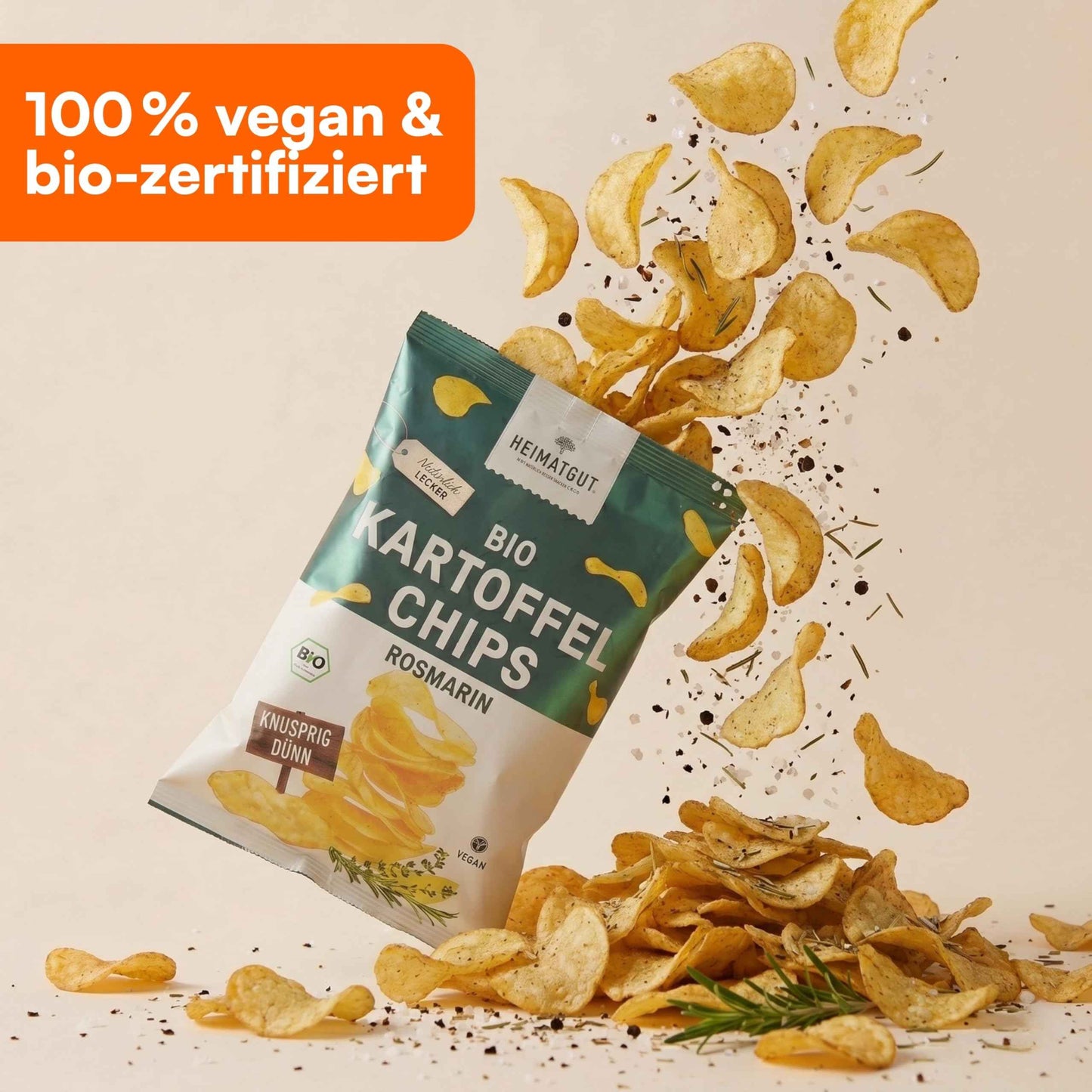 Bio Kartoffelchips Rosmarin