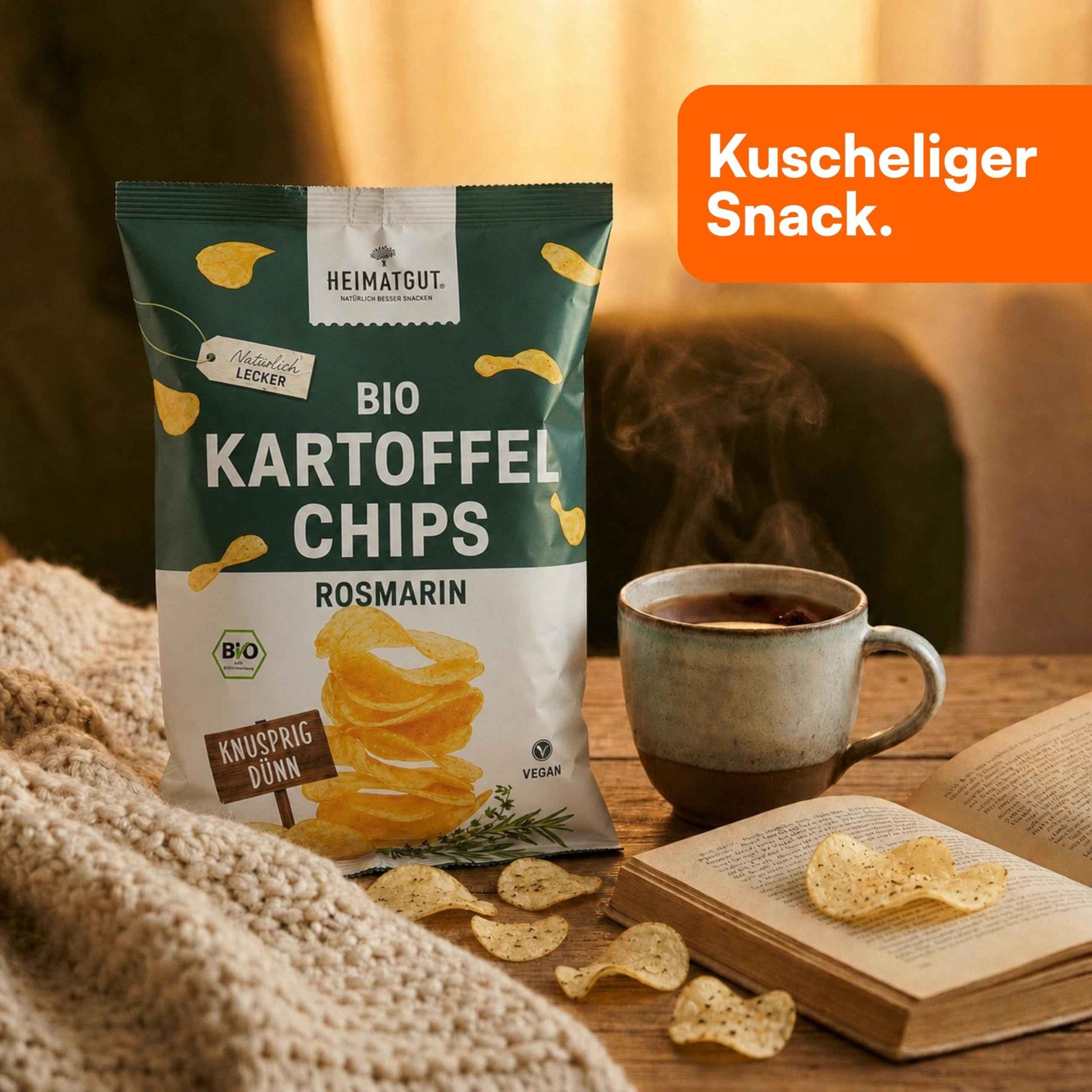 Bio Kartoffelchips Rosmarin