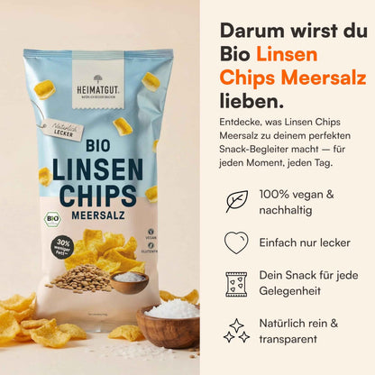 Bio Linsen Chips Meersalz