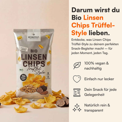 Bio Linsen Chips Trüffel-Style