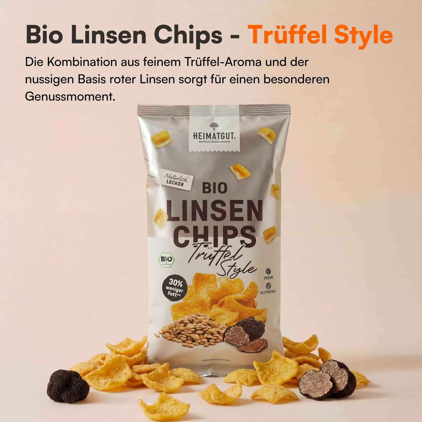 Bio Linsen Chips Trüffel-Style