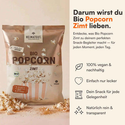 Bio Popcorn Zimt
